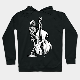 death plays bass guitar Hoodie